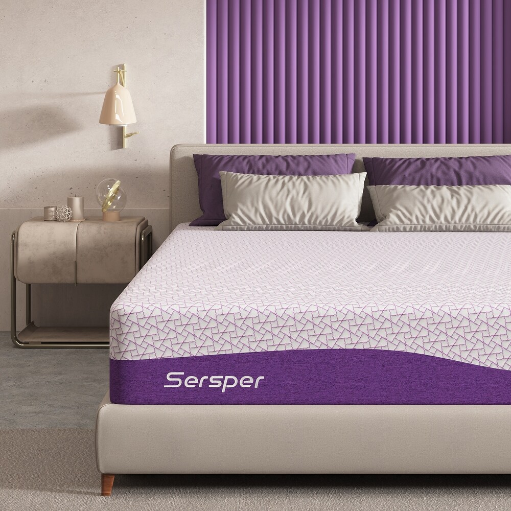 Sersper 10 inch Gel Infused Memory Foam Mattress