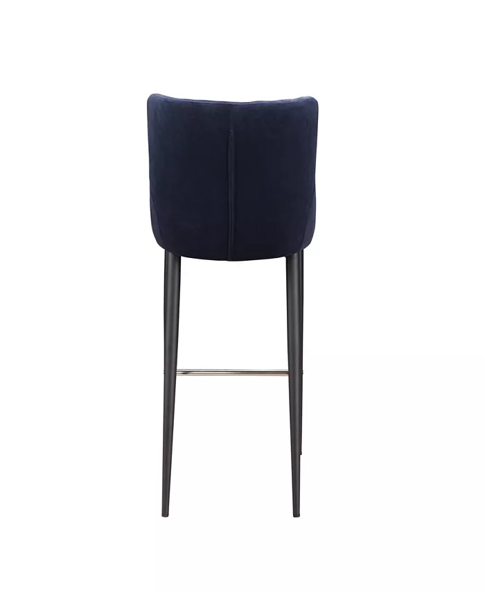 Moes Home Collection Etta Counter Stool Dark Blue