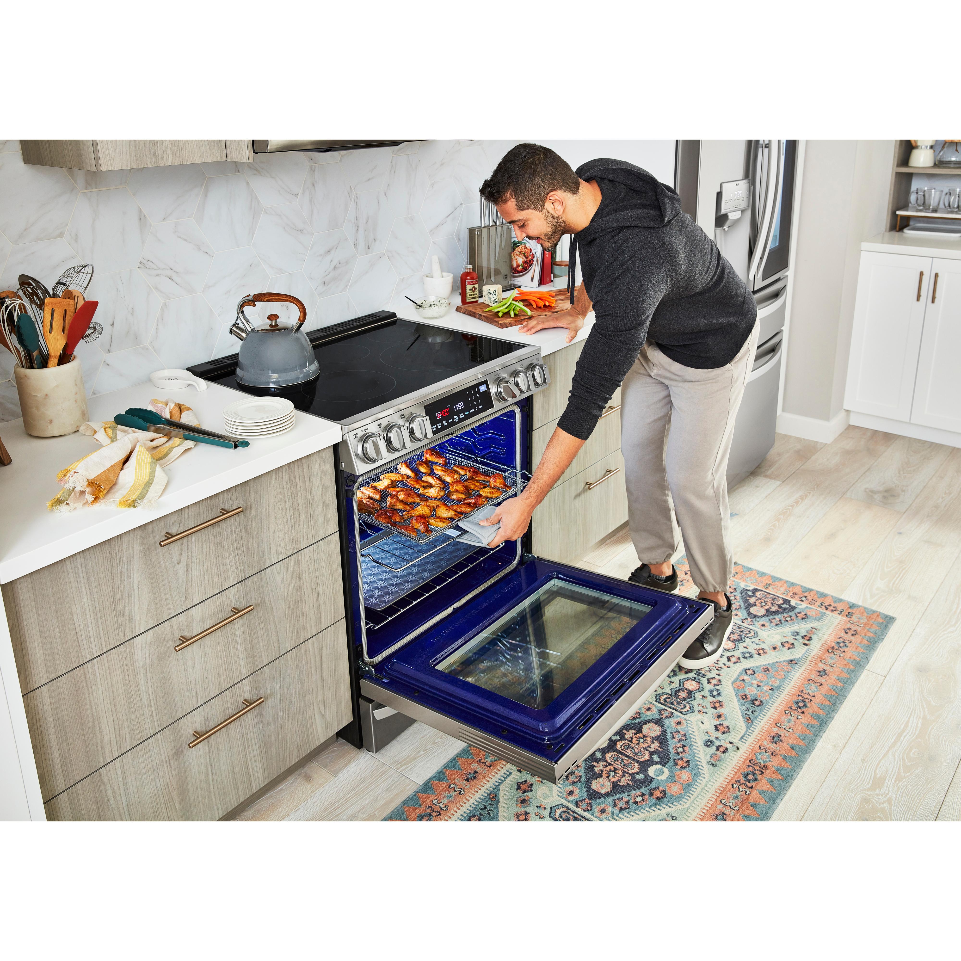 LG 30-inch Slide-In Electric Range with Air Fry LSEL6337F