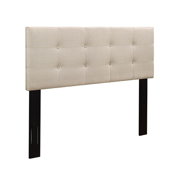 Mid-Rise Fabric Upholstered Panel Headboard - - 36288418