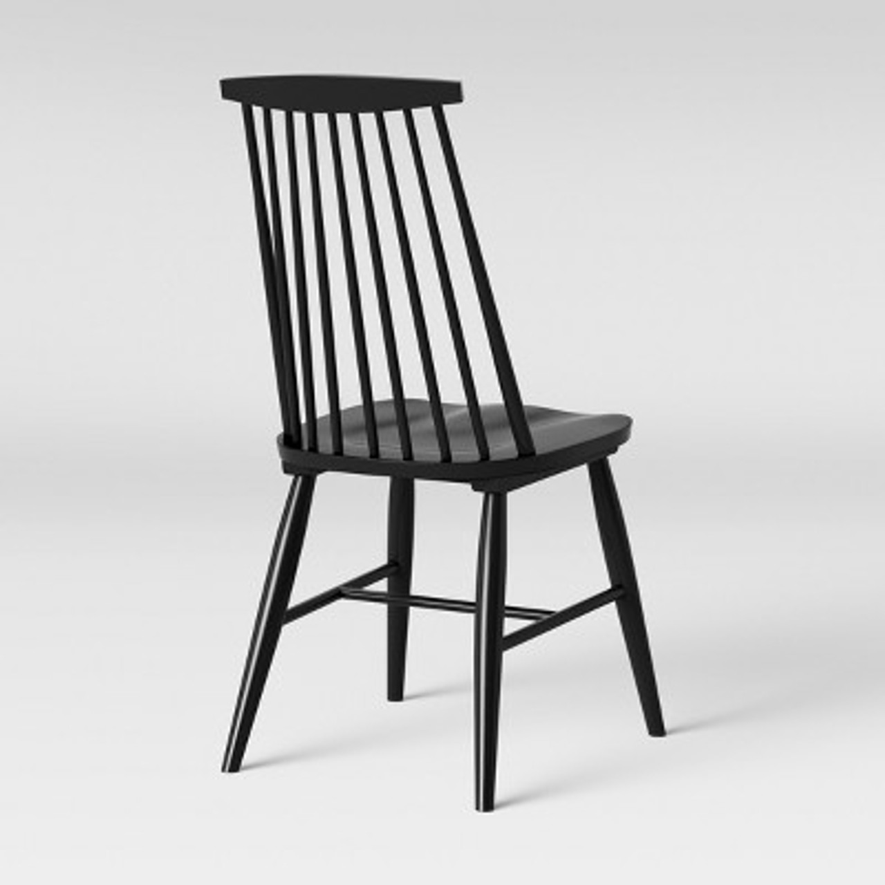 Harwich High Back Windsor Dining Chair Black - Threshold