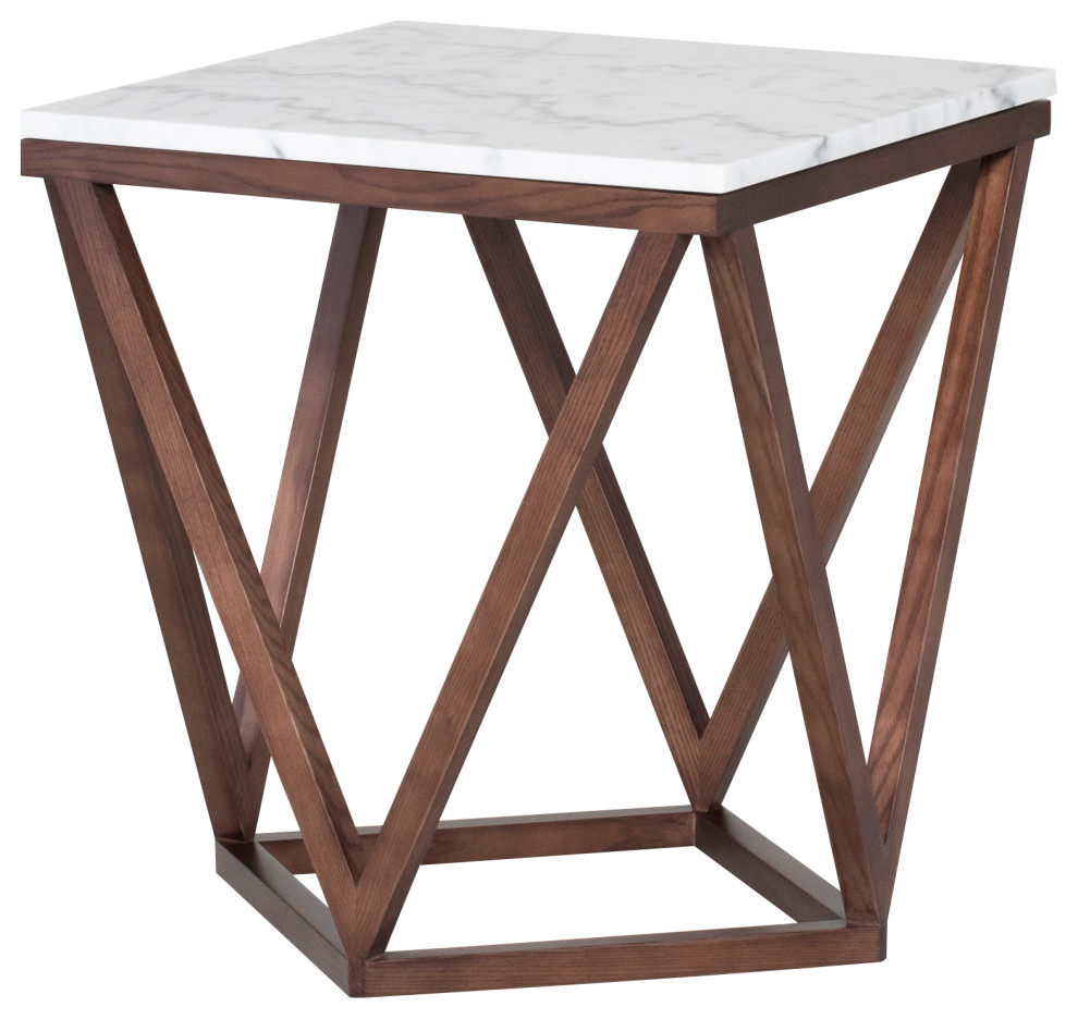 Jasmine Side Table  Walnut   Side Tables And End Tables   by Nuevo  Houzz