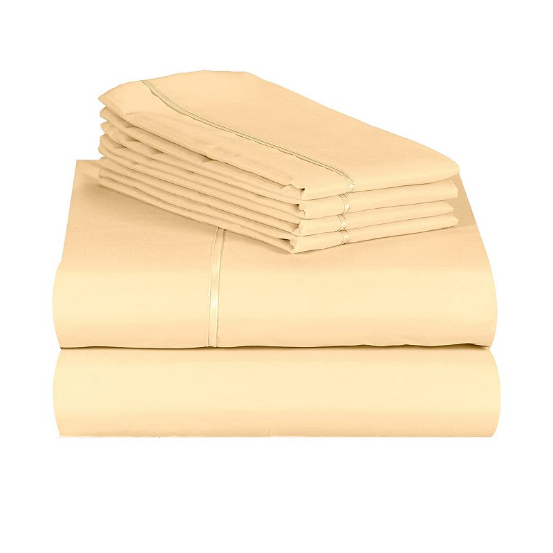 Luxclub's Premium Bed Sheet Set - Silky Soft， Deep Pockets 18， Eco-friendly， Wrinkle-free