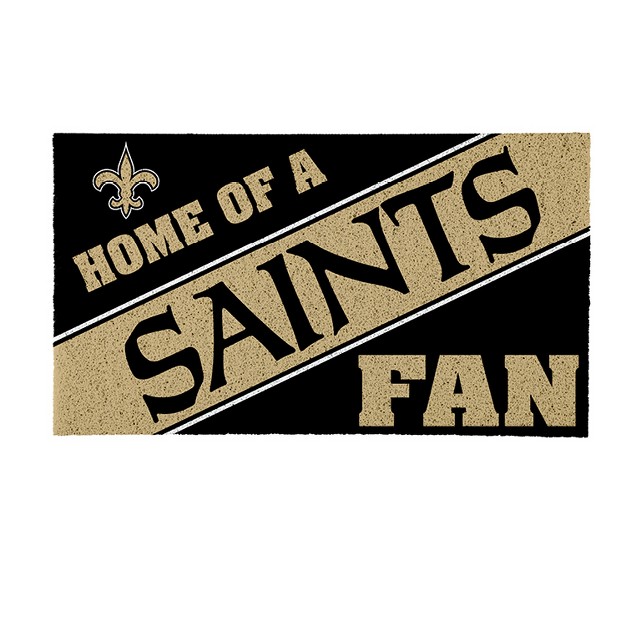 Evergreen New Orleans Saints Pvc Mat Color