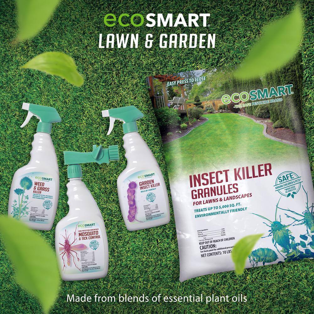 EcoSmart 32 oz. Natural Insect Killer with Plant-Based Essential Oils for Lawns  Landscaping Hose End Spray Bottle ECSM-33627-01EC