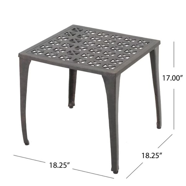 Modern Outdoor side table，for poolside，patio rocking chair