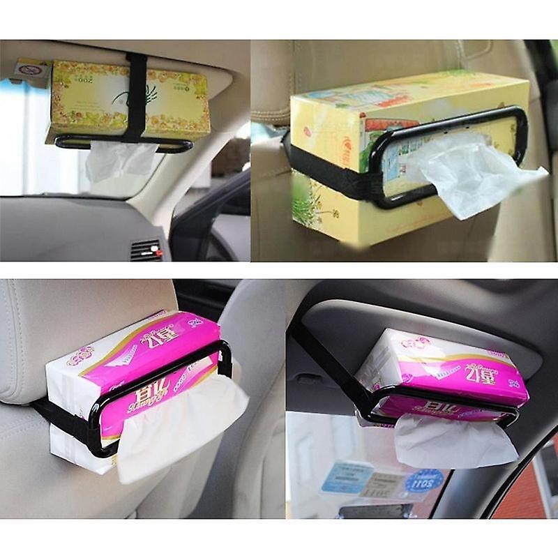 Born Pretty Simple Car Sun Visor Tissue Holder Back Seat Mount Hanging Napkin Box Portable Frame Stand  Auto Interior Accessories