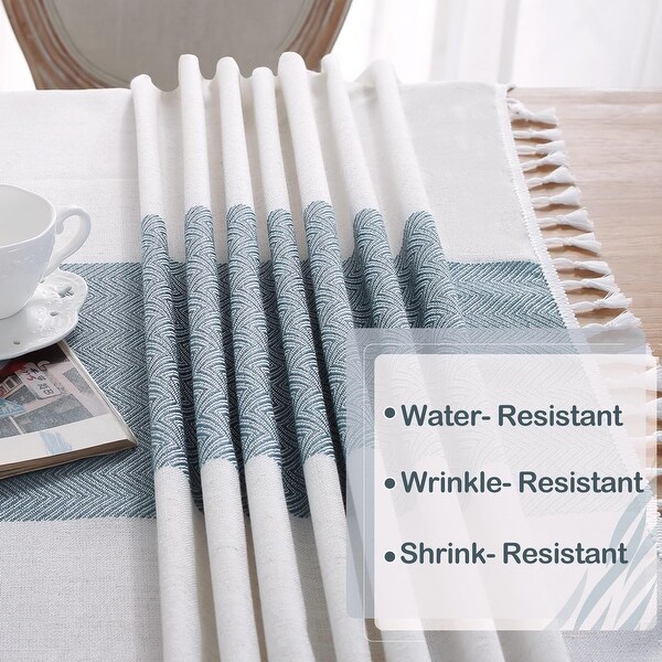 Rustic Tablecloth Cotton Linen Waterproof Tablecloths