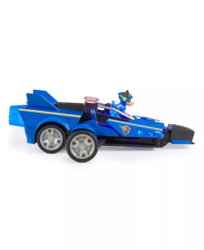 PAW Patrol The Mighty Movie  Chases Mighty Converting Cruiser with Mighty Pups Action Figure  Lights and Sounds