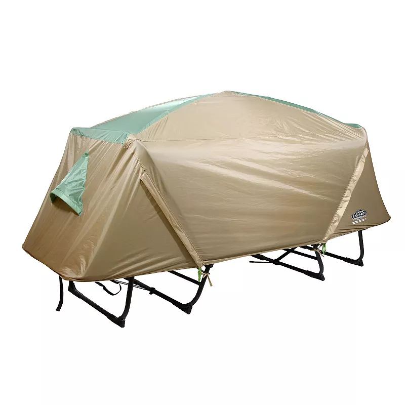 Kamp-rite Oversized Quick Setup 1 Person Cot， Lounge Chair， and Tent， W/domed Top