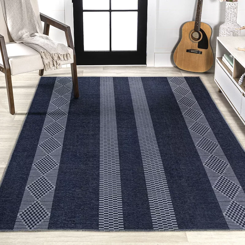 Nautisk Machine-Washable Rug