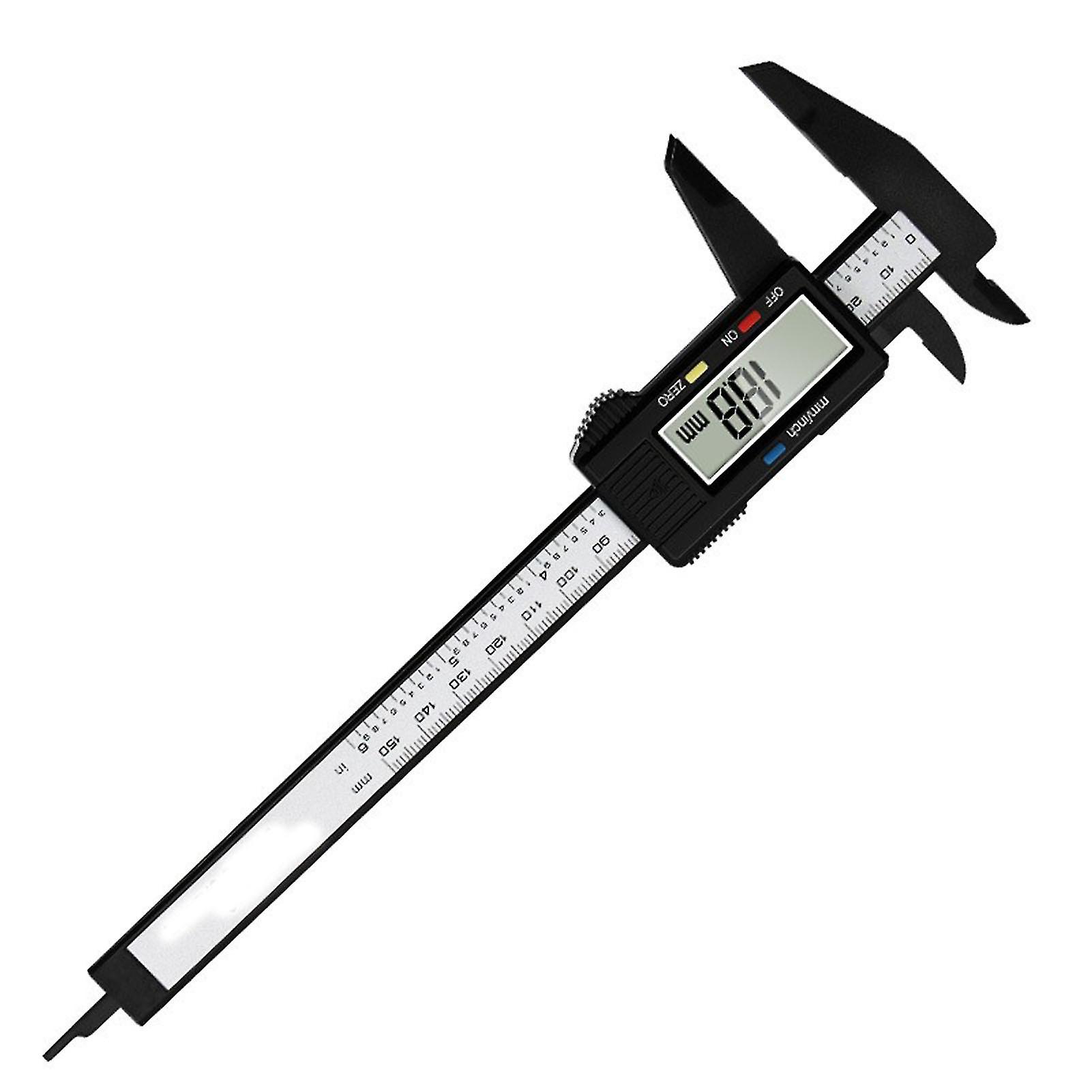 Black Electric Digital Display Vernier Caliper Accurate LCD High Strength Automatic Shut Down Caliper 0‑150mm