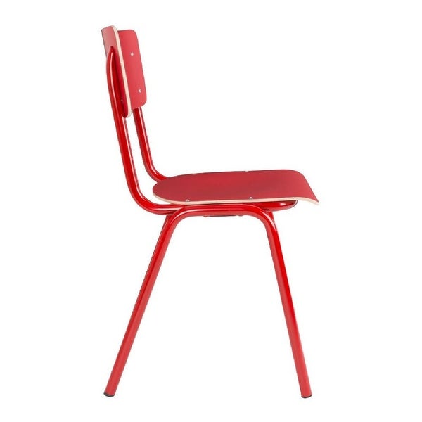 Zuiver Back To School Red Dining Chairs (Set of 2)