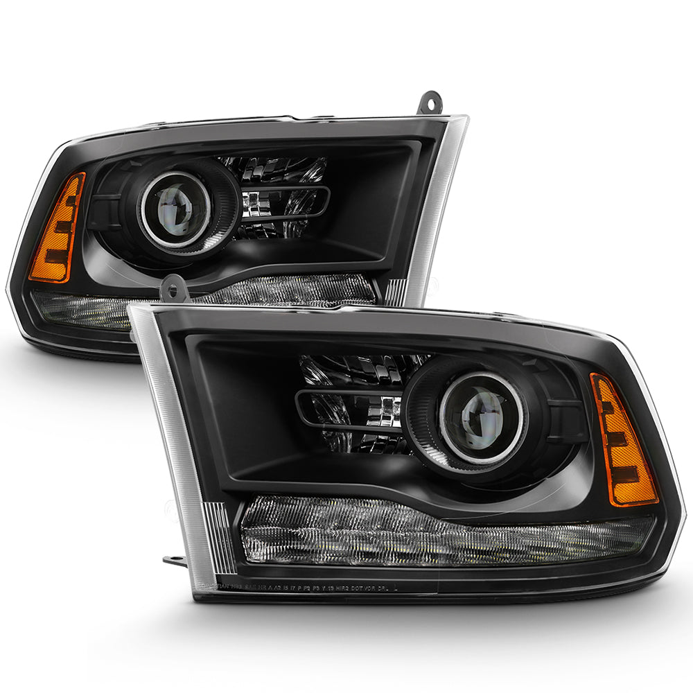 2013-2018 Dodge Ram 1500/2500/3500 Headlights ( Factory Projector Style Only )