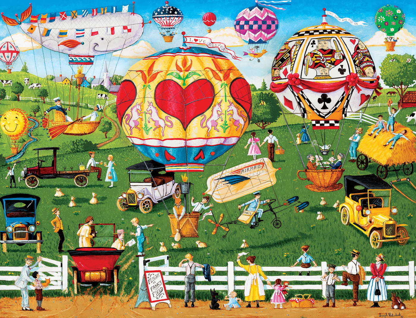 MasterPieces 12 Pack Jigsaw Puzzles - Folk Art 12-Pack Bundle