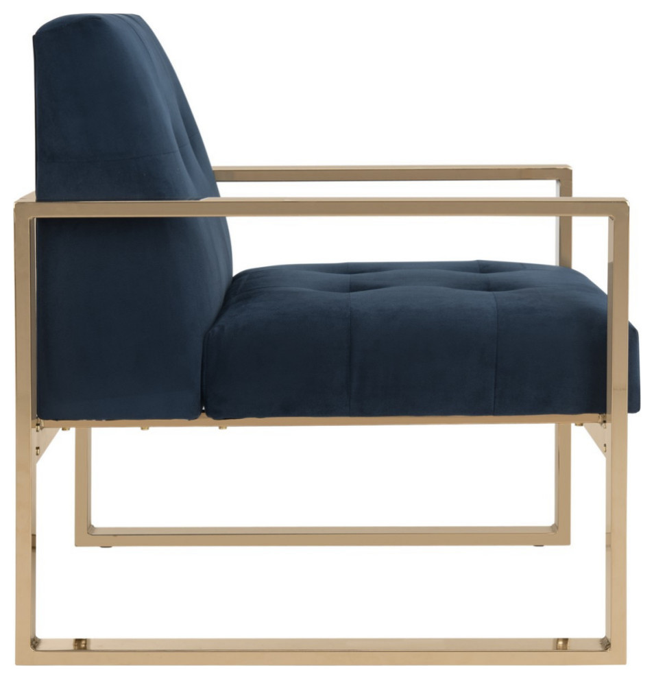 Susan Accent Chair Navy   Contemporary   Armchairs And Accent Chairs   by V.S.D Furniture  Houzz