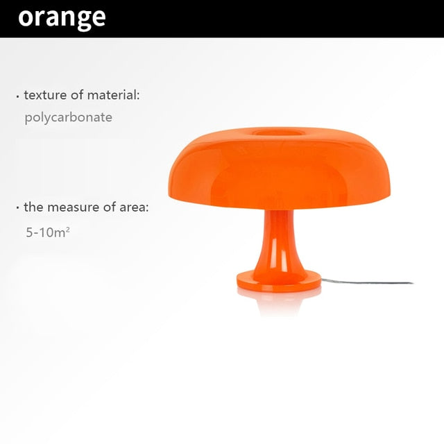 Italy Designer LED Mushroom Table Lamp