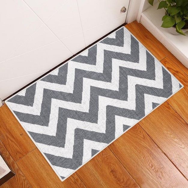 Sussexhome Traverse Collection Cotton Heavy Duty Low Pile Area Rug 2 x27 X 3 x27