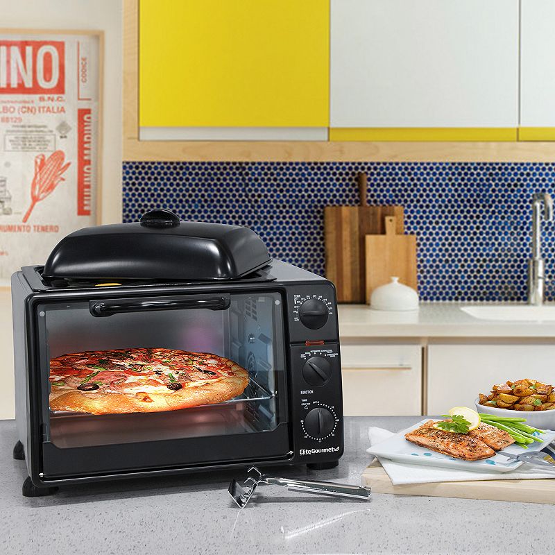 Elite Cuisine Multi-Function Countertop Toaster Oven Broiler