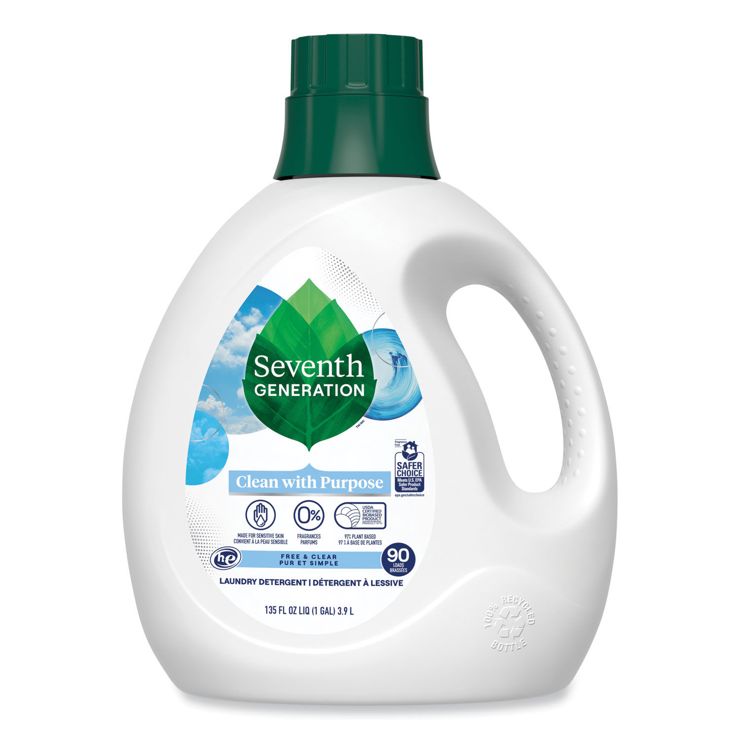 Natural Liquid Laundry Detergent by Seventh Generationandreg; SEV45065CT