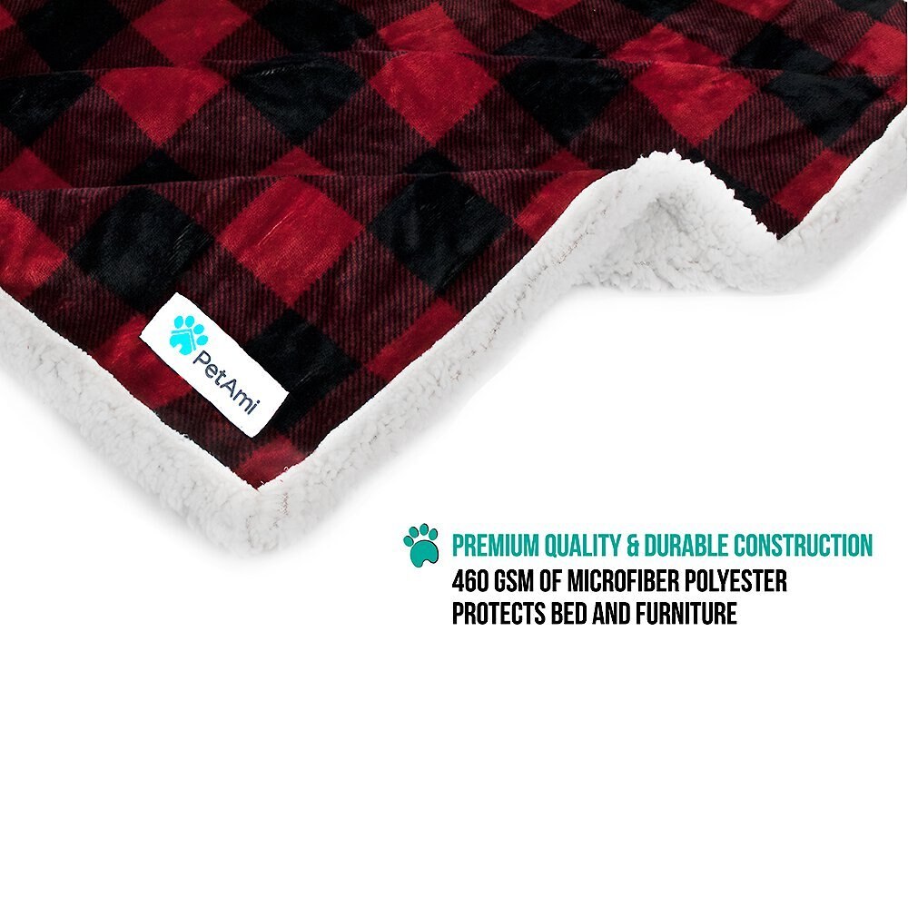 PetAmi Waterproof Throw Cat and Dog Blanket