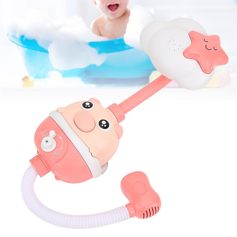 Shower Bath Toy Electric Children Bathing Pig Bathroom Shower Play Toy Giftred