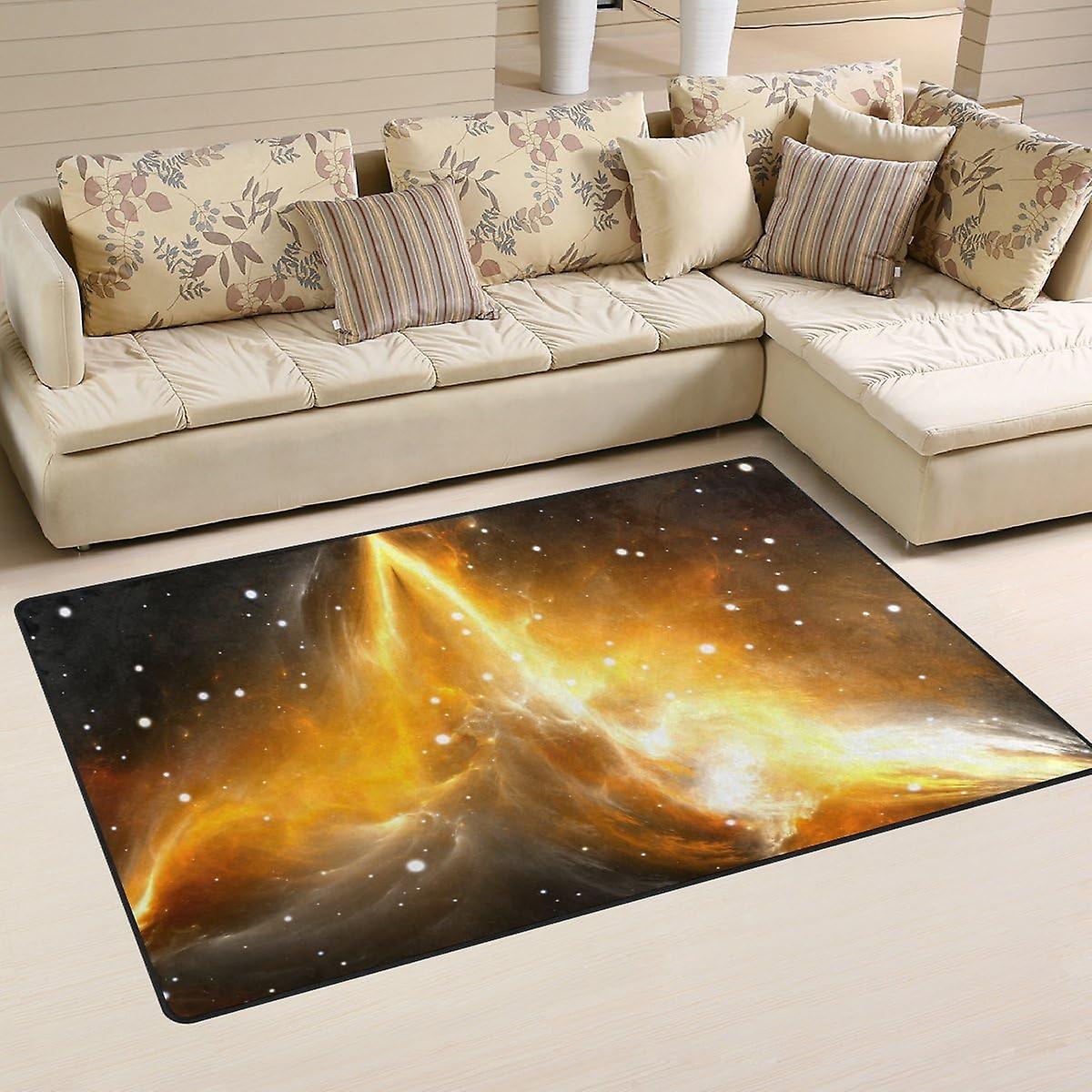 Colourlife Lightweight Carpet Mats Area Soft Rugs Floor Mat Doormat Decoration For Rooms Entrance 31 X 20 Inches Abstract Galaxy