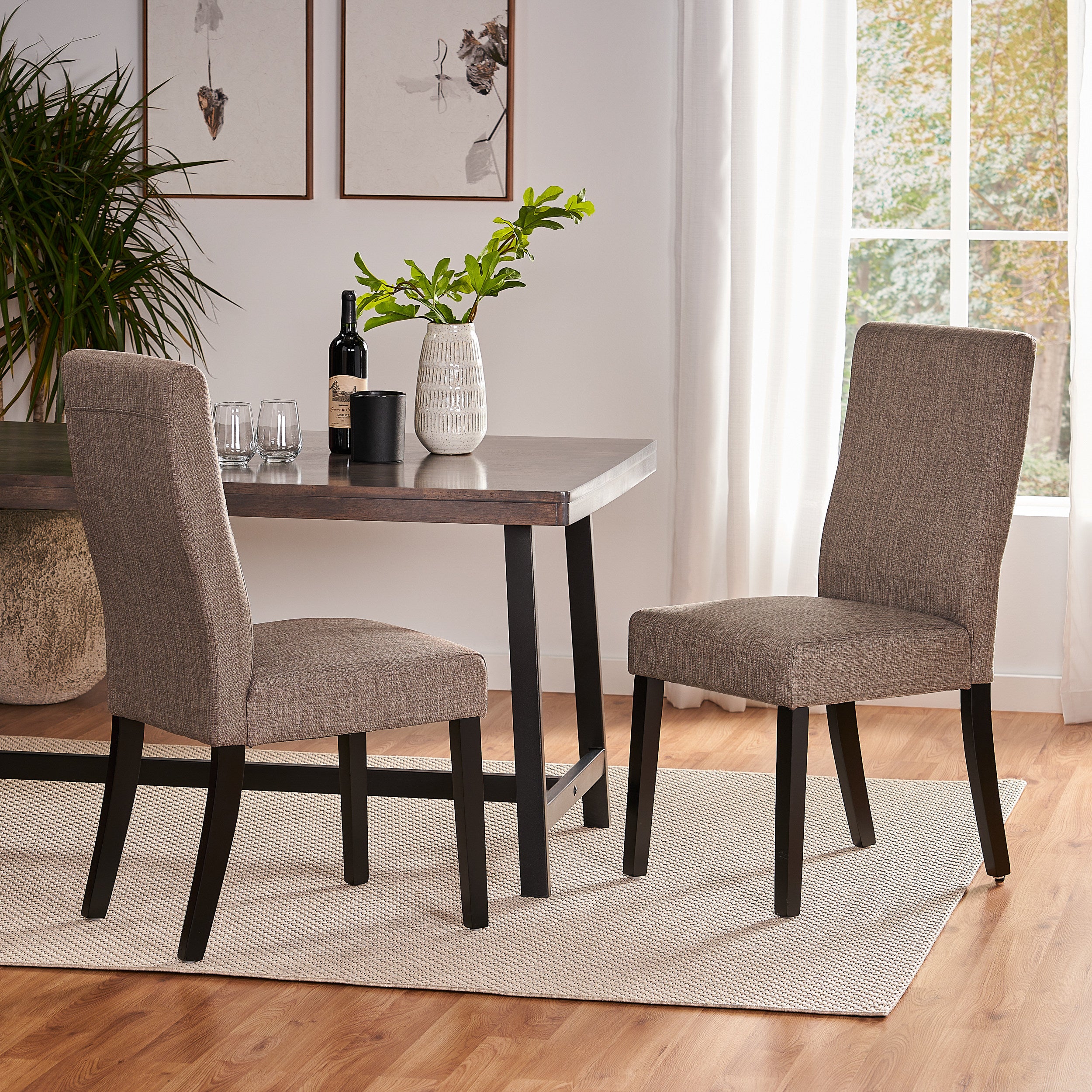 Heath Fabric Dining Chair (Set of 2)