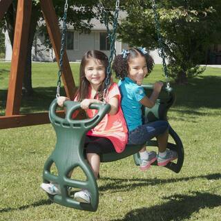 Swing-N-Slide Playsets Dual-Ride Glider Swing NE 3452