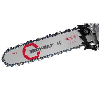 Troy-Bilt XP 14 in. 42cc 2-Cycle Lightweight Gas Chainsaw with Adjustable Automatic Chain Oiler and Heavy-Duty Carry Case TB4214C XP