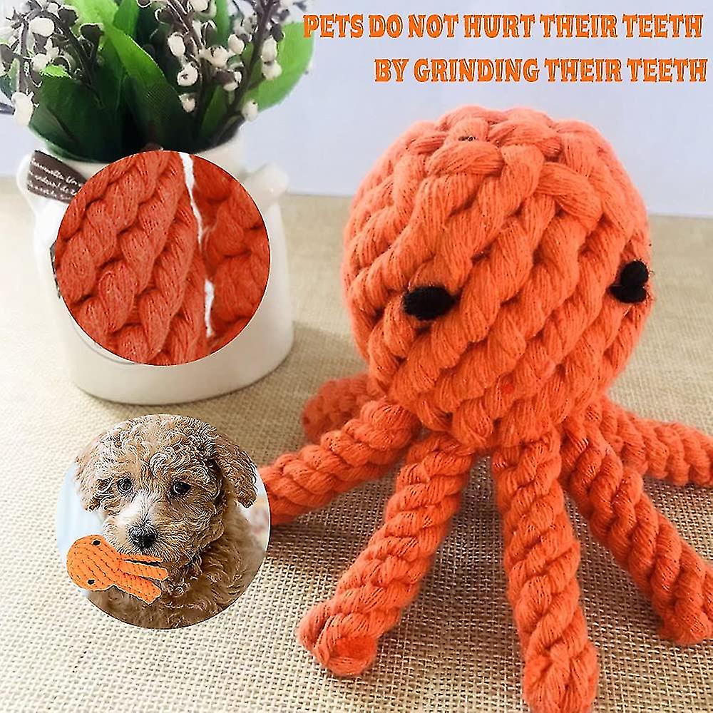 Puppy Chew Toys， Interactive Dog Toy， Pet Chew Toys， For Small/medium Dogs (octopus)