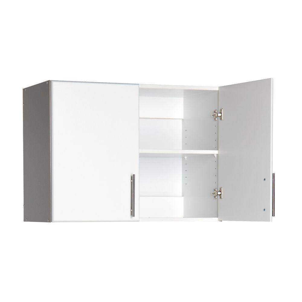 Prepac Elite 32 in. Wood Laminate Cabinet in White WEW-3224