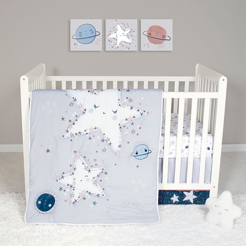 Sammy and Lou Starlight 4 Piece Crib Bedding Set