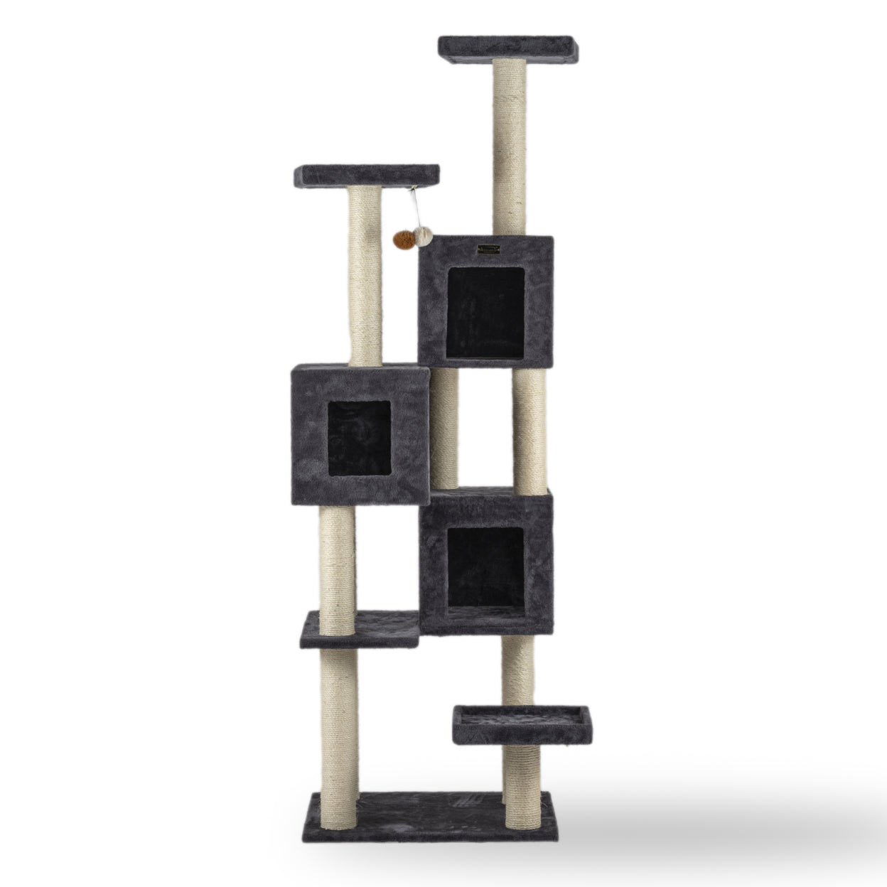 Armarkat Real Wood Griant Cat Tower with Condos for Multiple Cats  A8104