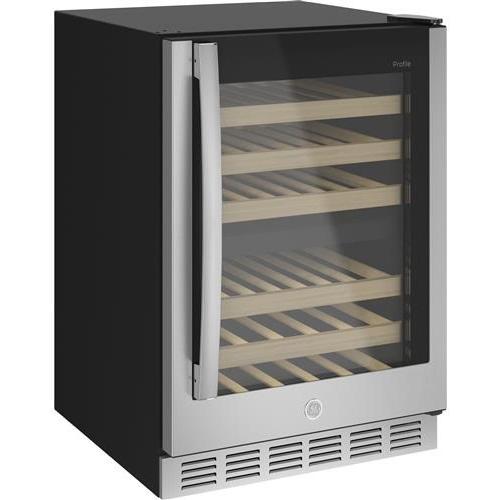 GE Profile 44-Bottle Wine Cooler with Dual Zone PWS06DSPSS