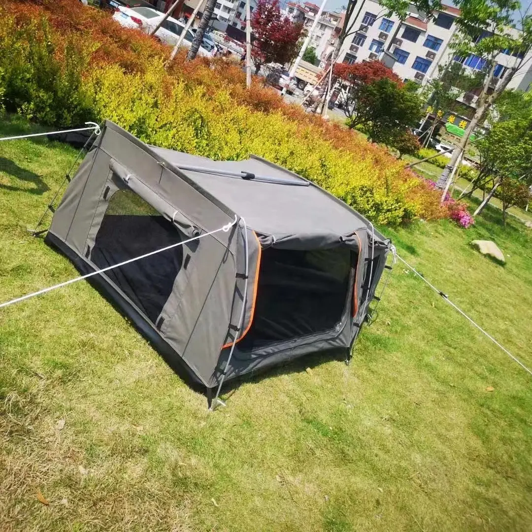 Outdoor camping double camp swag tent 380G Canvas Swag Tent For Camping