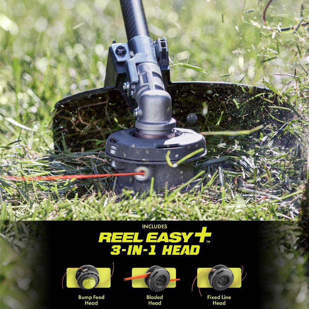 RYOBI 40V HP Brushless 20 in. Cordless Battery Walk Behind Push Mower  String Trimmer with (2) Batteries and Chargers RY401170-4X