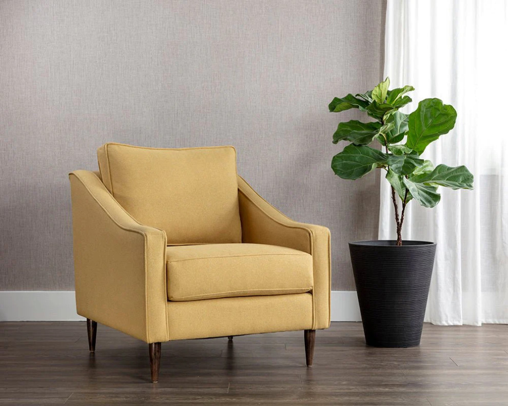 Artan Armchair  Limelight Honey   Contemporary   Armchairs And Accent Chairs   by Virgil Stanis Design  Houzz