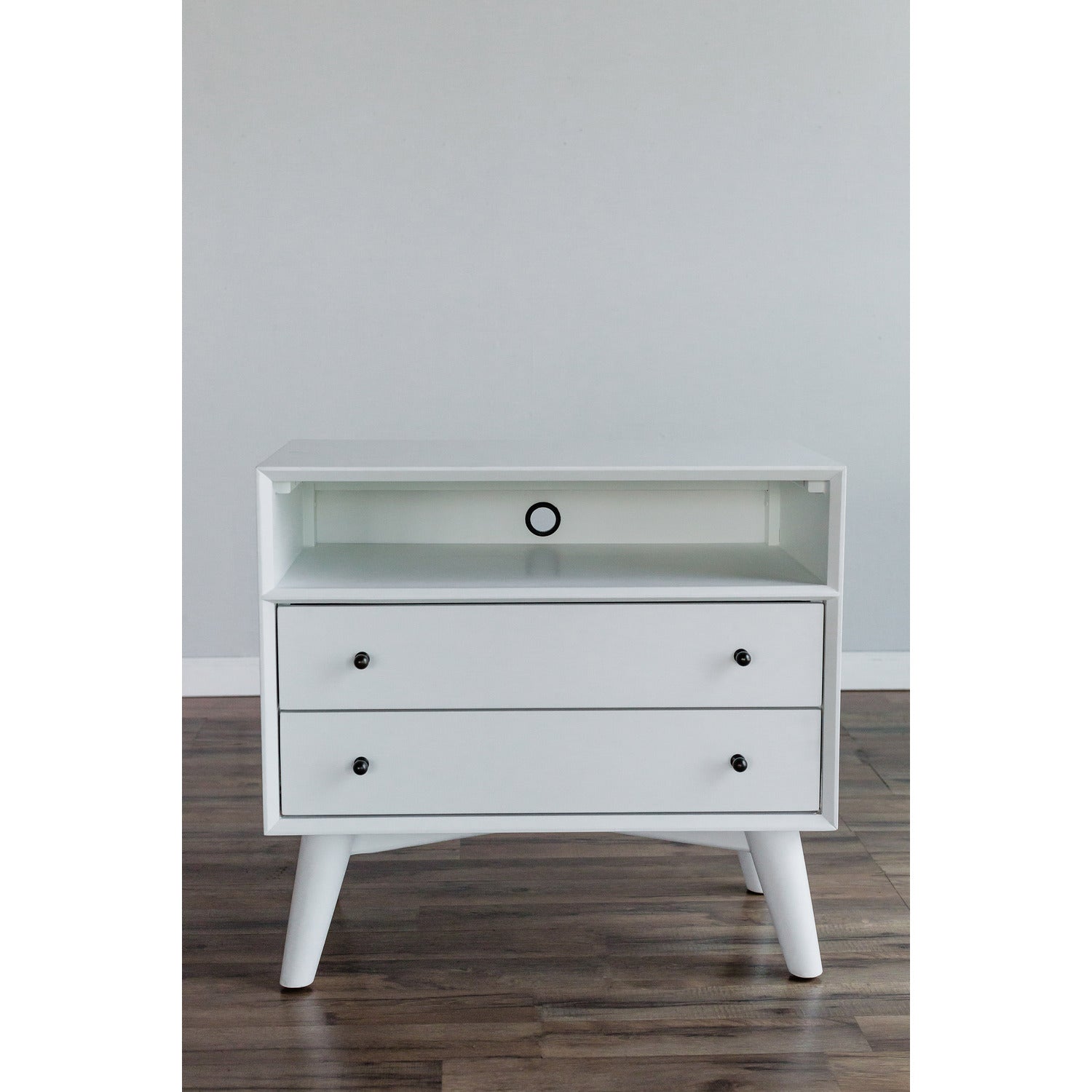 Flynn Large Nightstand, White