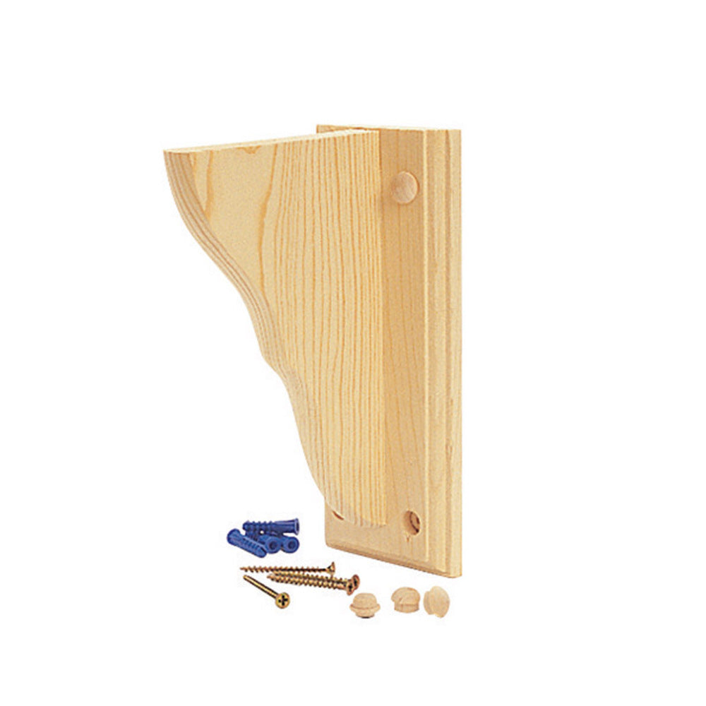 BRACKET SHLF WOOD6X9