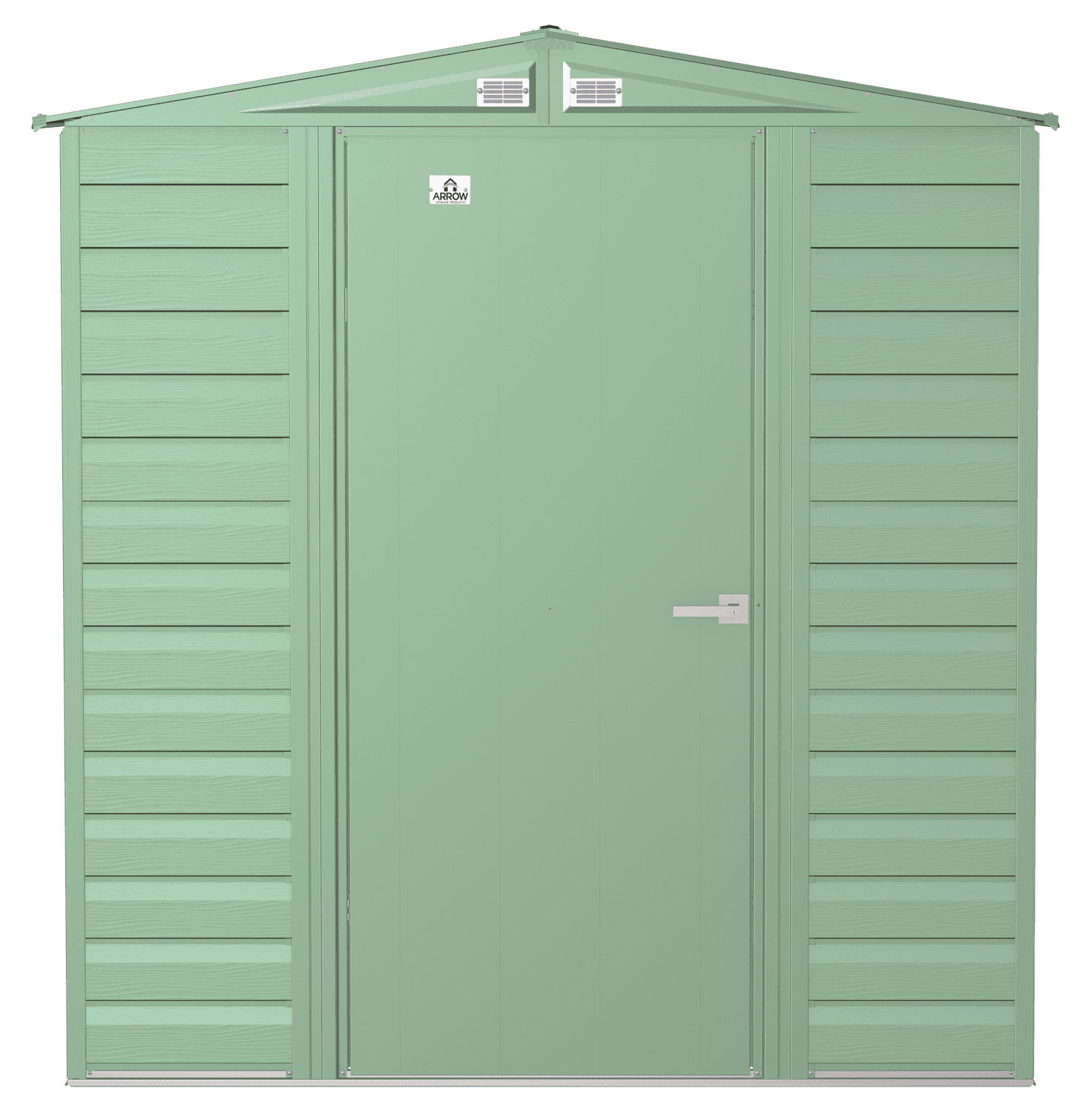 Arrow Select Steel Storage Shed, 6x7, Sage Green