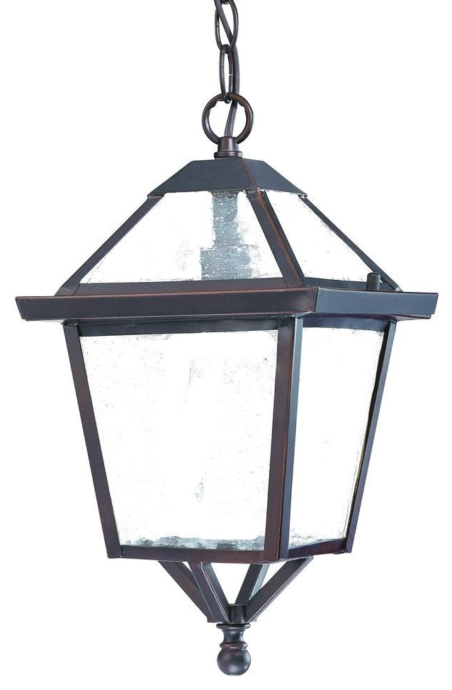 Acclaim Bay Street 1 LT Outdoor Hanging Lantern 7616ABZ   Architectural Bronze   Transitional   Outdoor Hanging Lights   by Better Living Store  Houzz