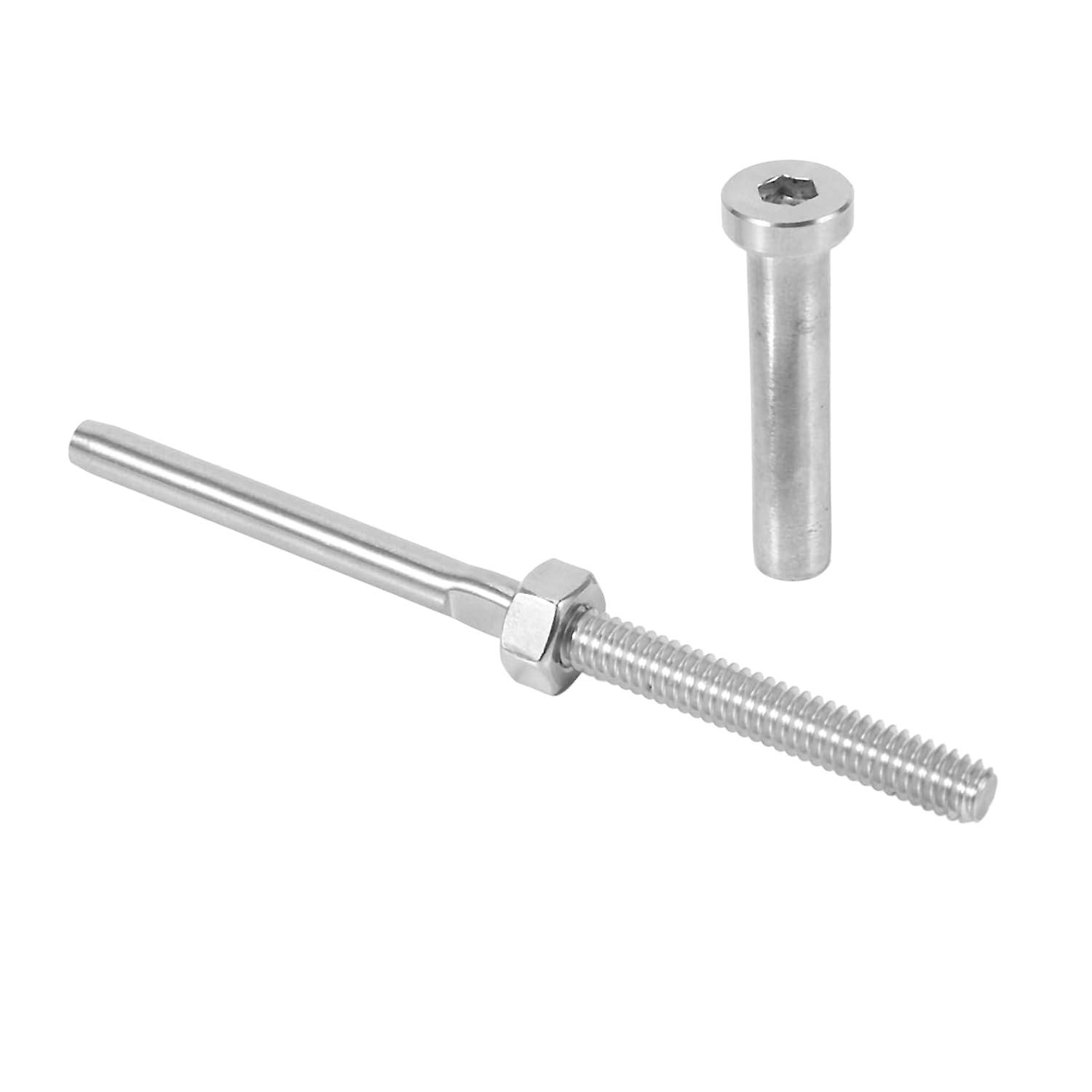 Stemball Countersunk and Invisible Hex Head with Threaded Spigot and End Piece Combination for 1/8 C