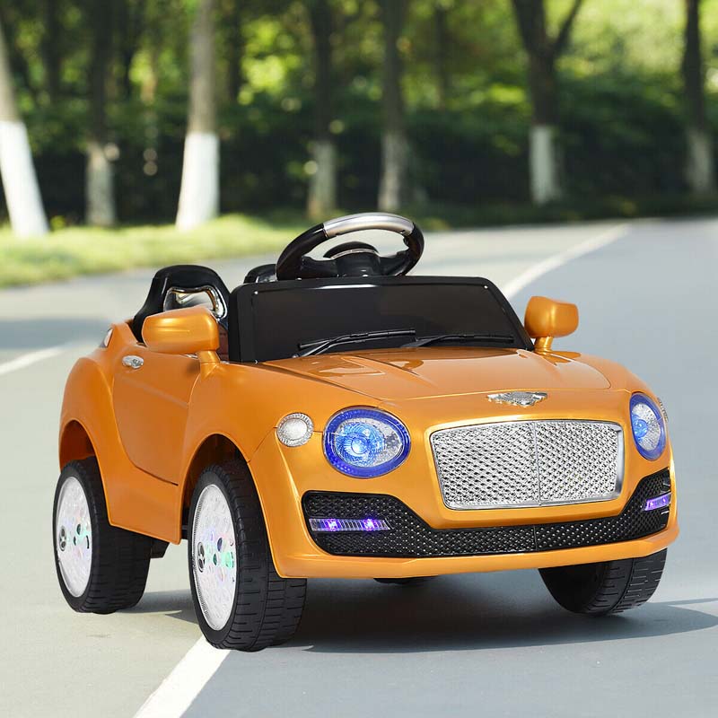 6V Kids Ride on Car, Battery Powered RC SUV Riding Toy Vehicle with Fantastic Headlights & Wheel lights