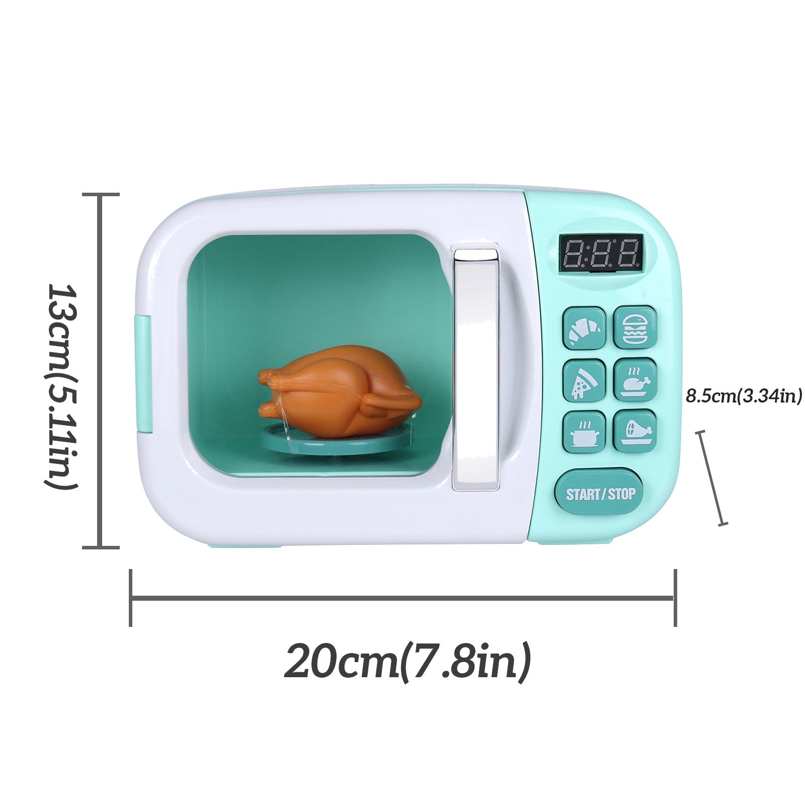 Jpgif Kitchen game simulation microwave oven large with light and sound