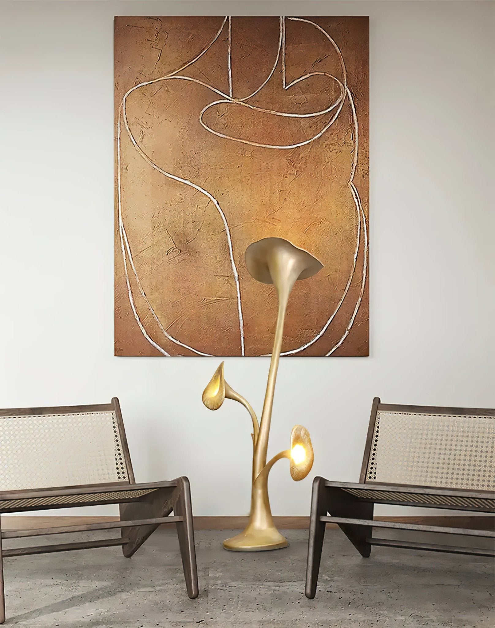 Petunia Sculpture Floor Lamp