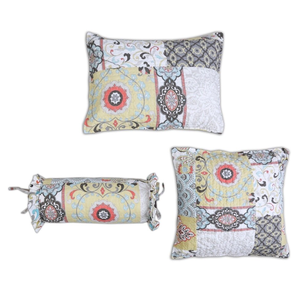 Moorea 3 piece Decorative Throw Pillow Set