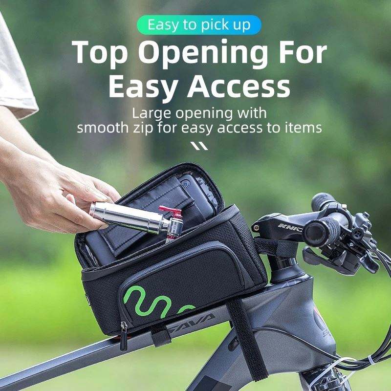 Bicycle Frame Bag Cycling Touch Screen Cycling Bag Top Front Tube MTB Road Bike Bag Phone Case Bike Accessories