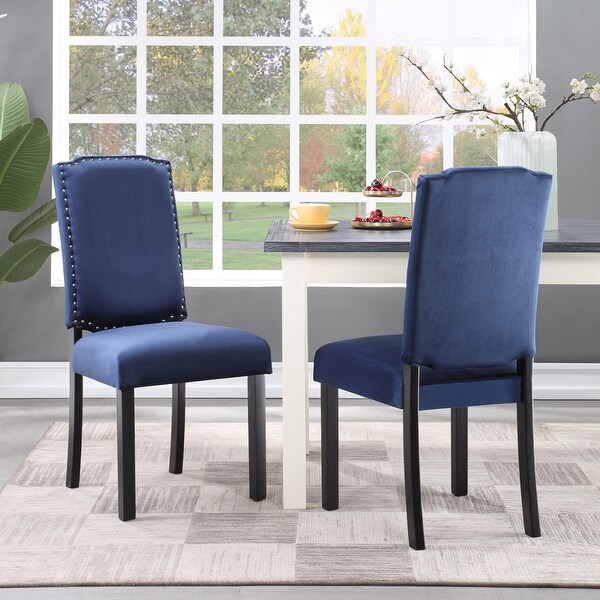 Ellica Velvet Dining Chairs (Set of 2)