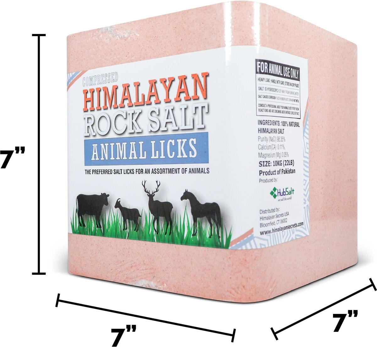 Himalayan Secrets All-Natural Compressed Himalayan Rock Salt Block